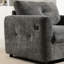 Fauteuil à accoudoirs simple en mousse à haute densité avec chenille Pull * Line et 42 po x 33 po, pour le salon Solitude A Quiet Space