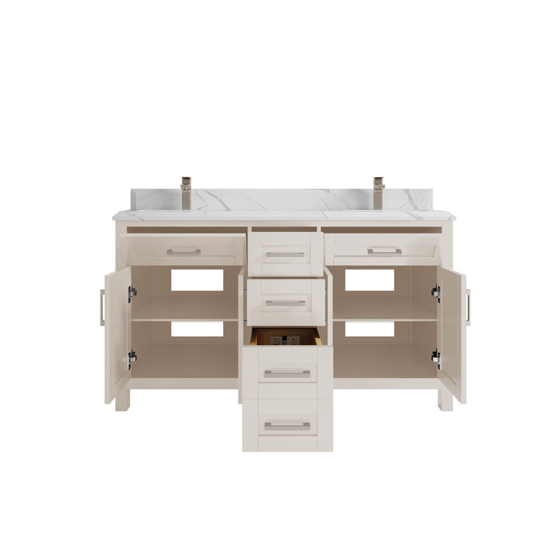 60 po Cambridge X P 22 po Meuble-lavabo double D