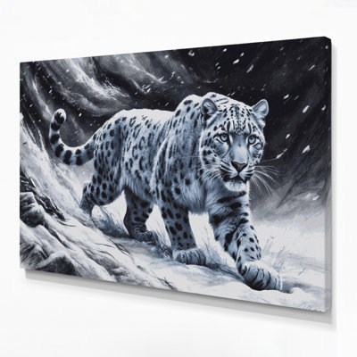 «Big Cats Snow Leopard», art mural sur toile