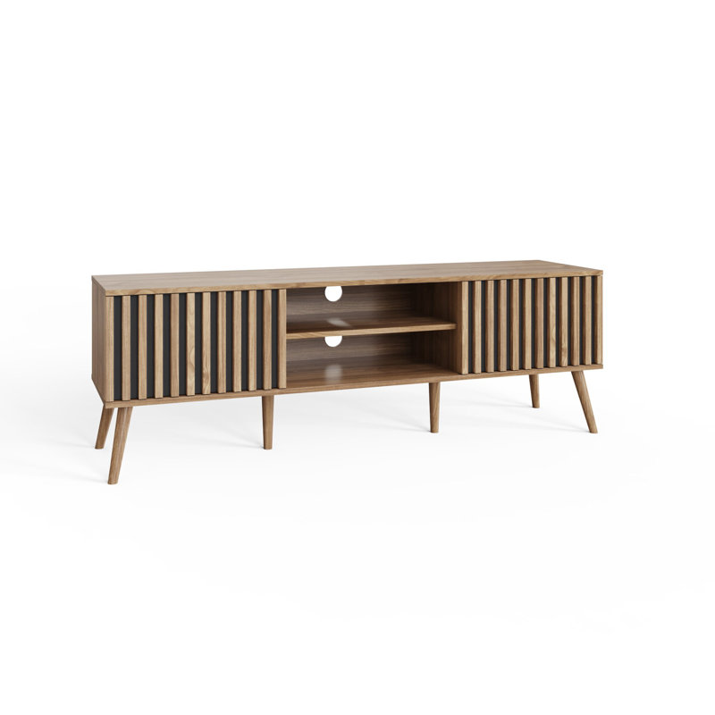 Tonsina TV Stand, Oak Wood