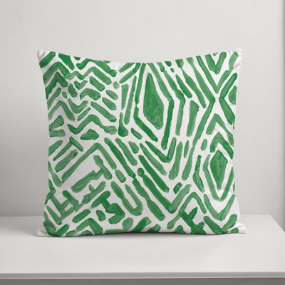 Abstract Outdoor Reversible Throw Pillow