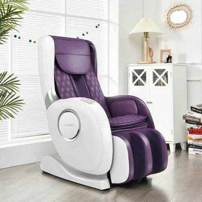 Fauteuil de massage inclinable électrique en similicuir