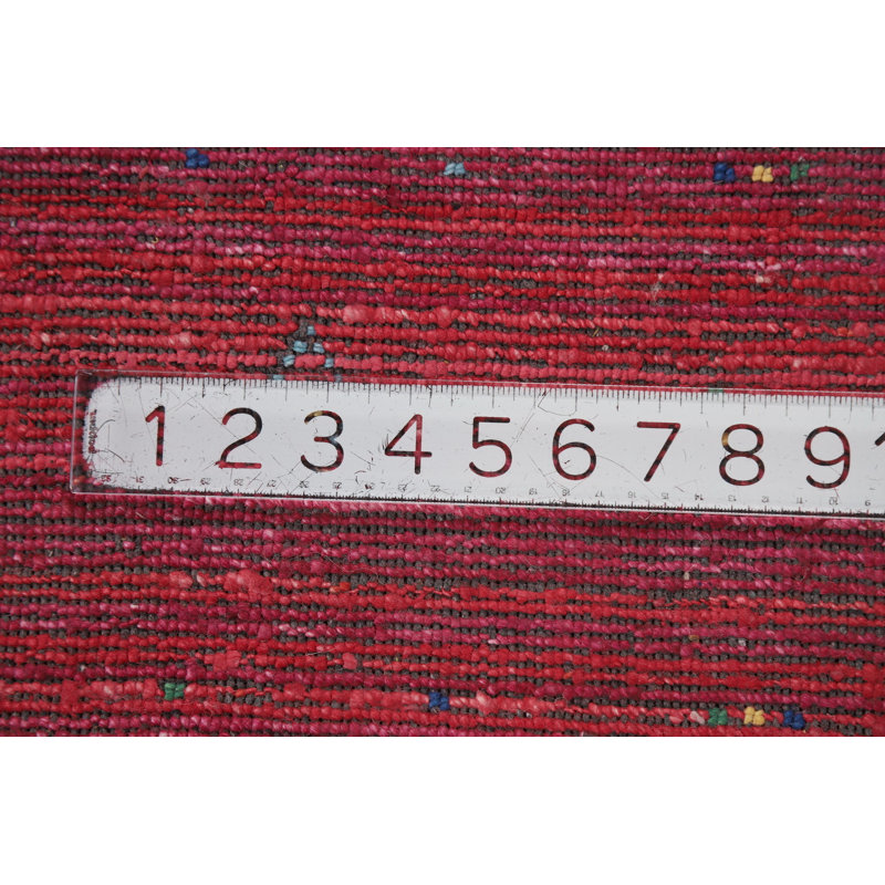 Tapis oriental en soie fabriqué à la main de style Gabbeh 4 x 7