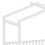 Structure de lit en bois avec clôture-709526564