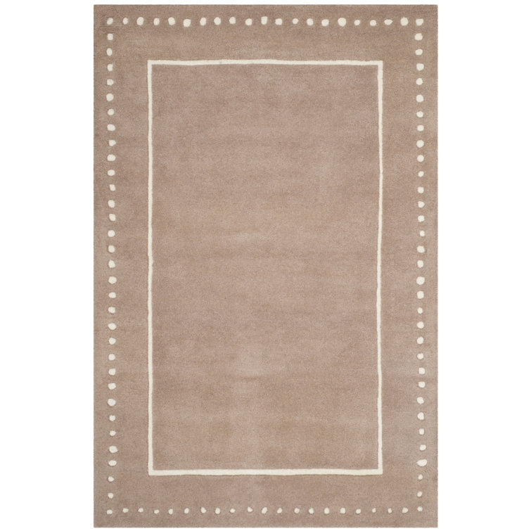 Cruz Hand Tufted Wool Polka Dots Rug