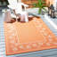 Tapis d'intérieur / extérieur à motif floral Lueck-20791116