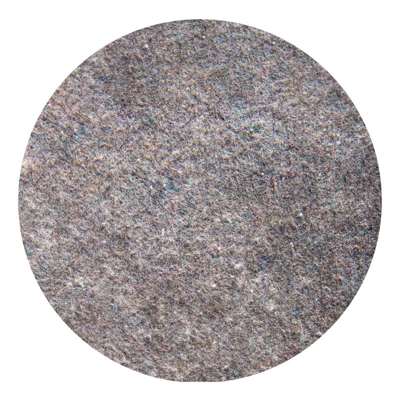 Sous-tapis antidérapant double surface Calliah (0,25 po), Rond 4 pi 11 po