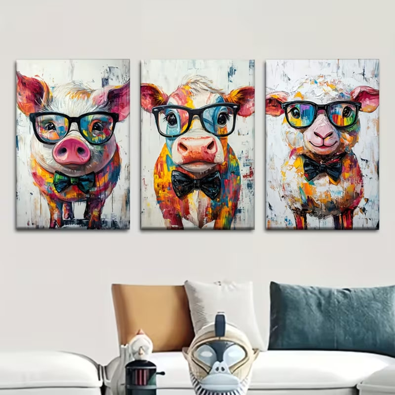 3 Piece Wrapped Canvas Print