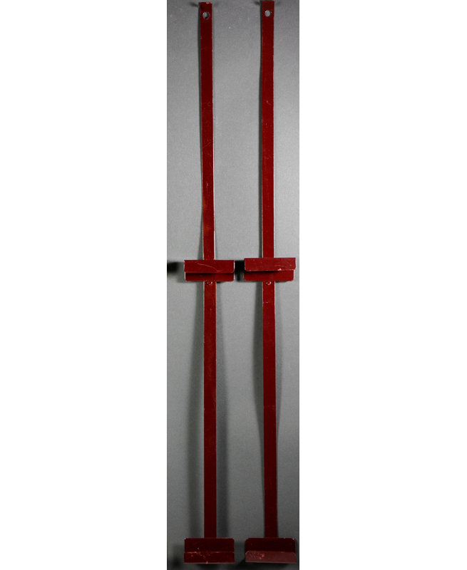 Cloison suspendue 3 po x l 24 po Cochran, Noir, H 18 po x l 3 po x P 1 po