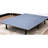 Queen Upholstered Platform - Modern Gray Woven, 1000 Lbs Holding Capacity, Adjustable Legs, Construction Base Fabric, 6,-1833952636
