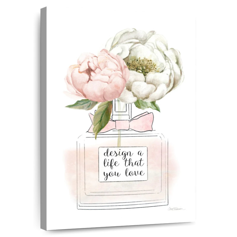Parfum floral II, H 51 po x l 34 po