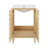 Cascade 24 in. Natural Oak Bathroom Vanity With White, 3-Hole Ceramic Sink Top-100841255-100841254