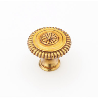 Poignée d'armoire ronde 1-5 / 16 po Schaub Sonata