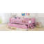 Lit plateforme en bois avec garde-corps et 2 tiroirs-777048737