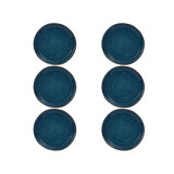 Gemstone Lapis Lazuli Stoneware Salad/Dessert Plate