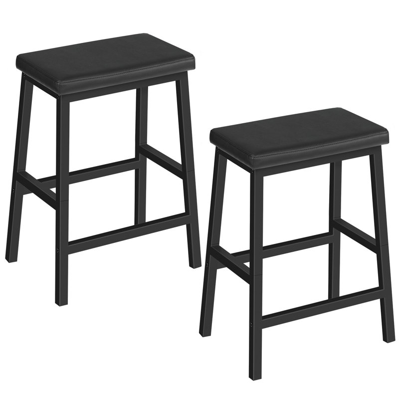 Tabouret de comptoir 24 po avec siège rembourré Andreane