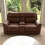 Causeuse inclinable double Oslo avec console Oslo-1832242617