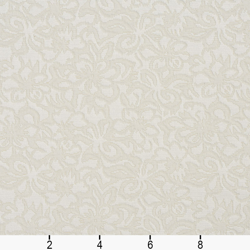 Tissu floral lustré