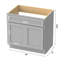 Meuble-lavabo simple 33 po-92689558
