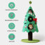 Christmas Tree Shaped Cat Tree Tower