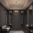 5 - Light Dimmable Lantern Square/Rectangle Chandelier-413200684