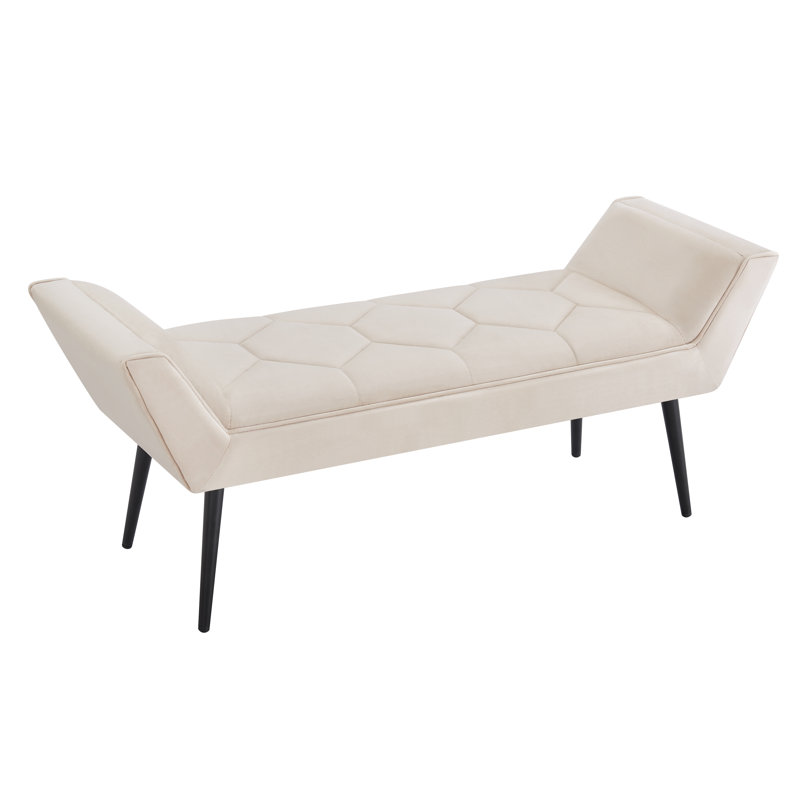 Grimsby Upholstered Bench, Beige