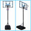 Support de basketball portatif pour enfants et adultes - Hauteur réglable de 4,7 à 10 pi, utilisation intérieure et extérieure
