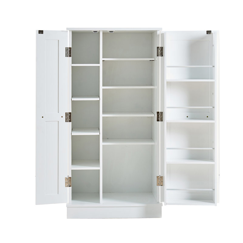 47" Freestanding Kitchen Pantry Cabinet