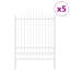 200 cm H Steel Fence Panels Fencing-121122427