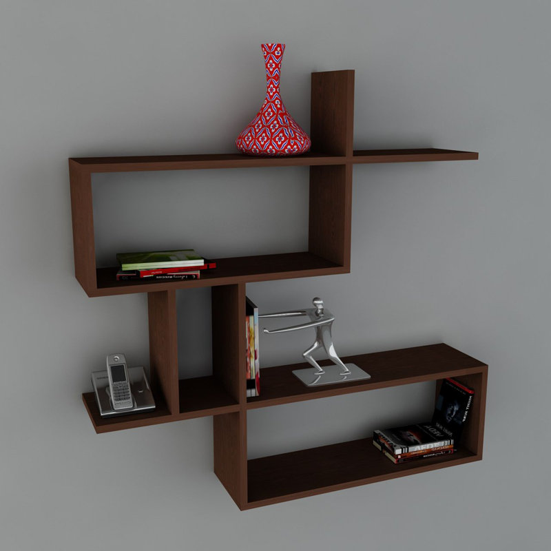 Wall shelf, Dark brown