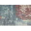 Tapis moderne et abstrait 5 x 8 dans des teintes douces
