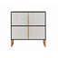 Four-Door Storage Cabinet, 42" Buffet Cabinet with Metal Base Handles, Sideboard Coffee Bar Cabinet with 4 Doors for Kitchen, Dining Room, Living Room