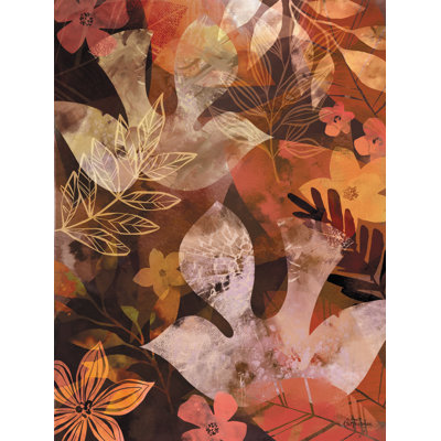 «Dove Floral» sur toile par Cat Thurman Designs