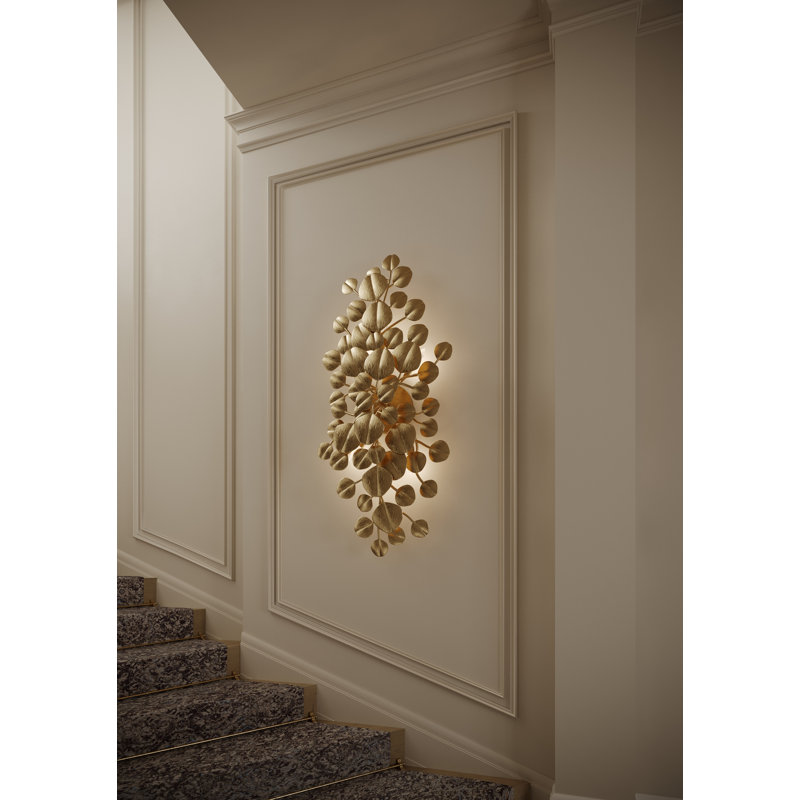 Menorca Wall Sconce in Vintage Gold Leaf