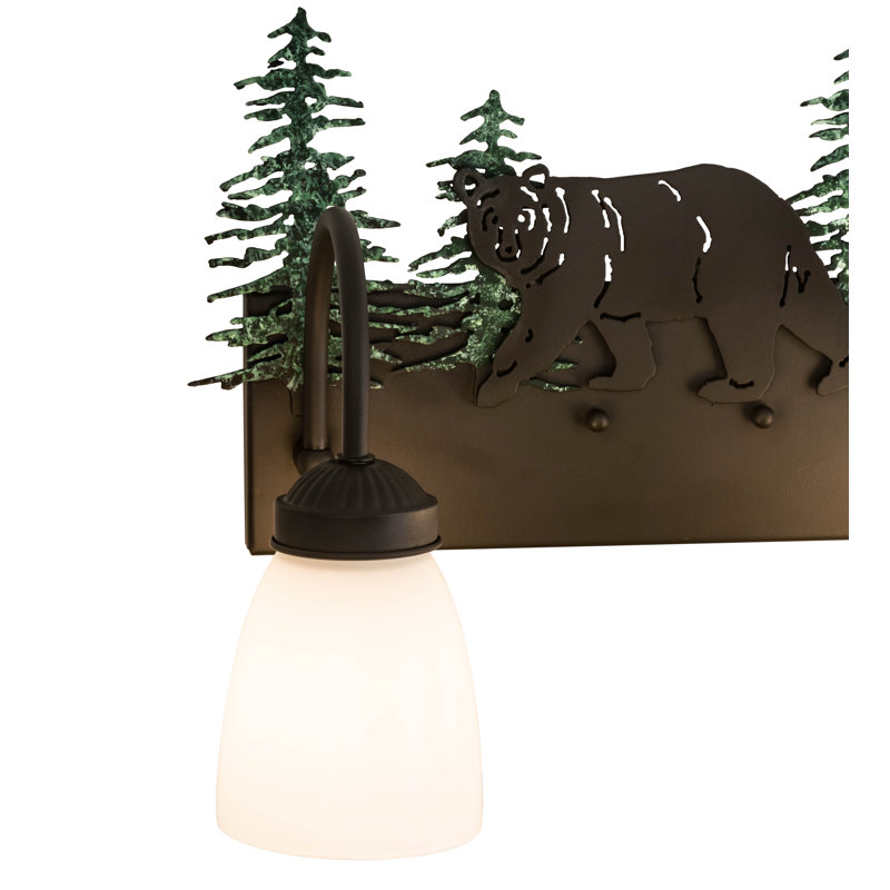 Rustic Lodge 2 - Light Vanity Light, Oil Rubbed Bronze