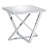 Ashaz Glass Top End Table