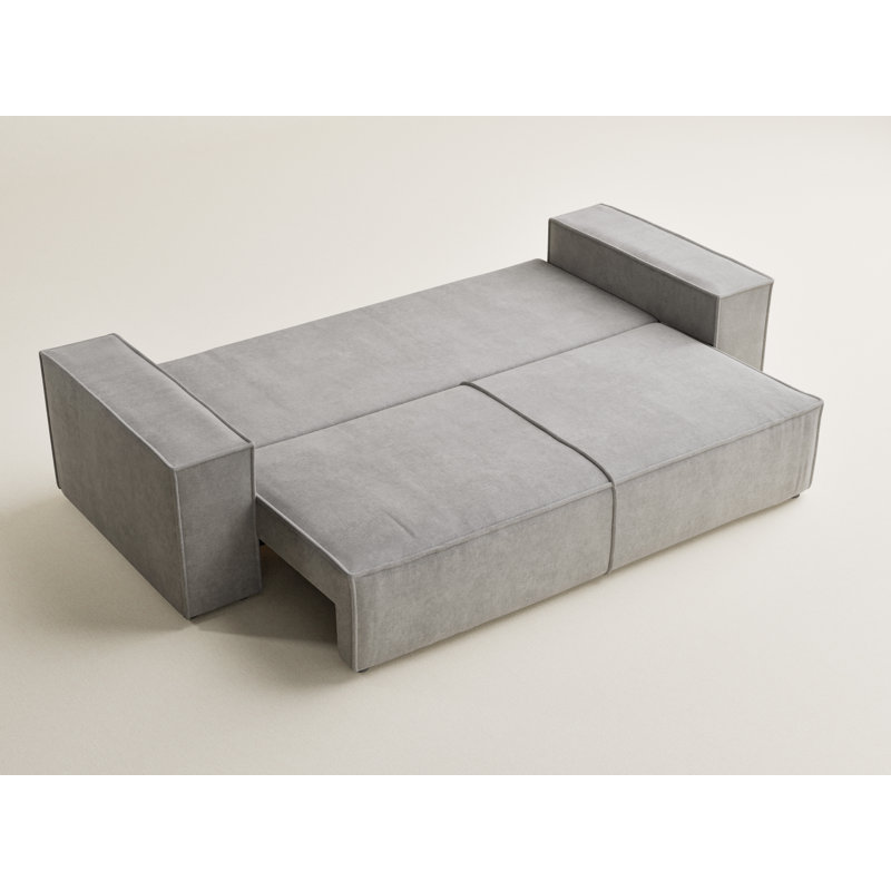 3 Seater Reclining Sofa, Gray Beige