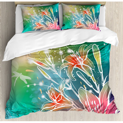Ensemble de housse de couette Dragonfly Spring