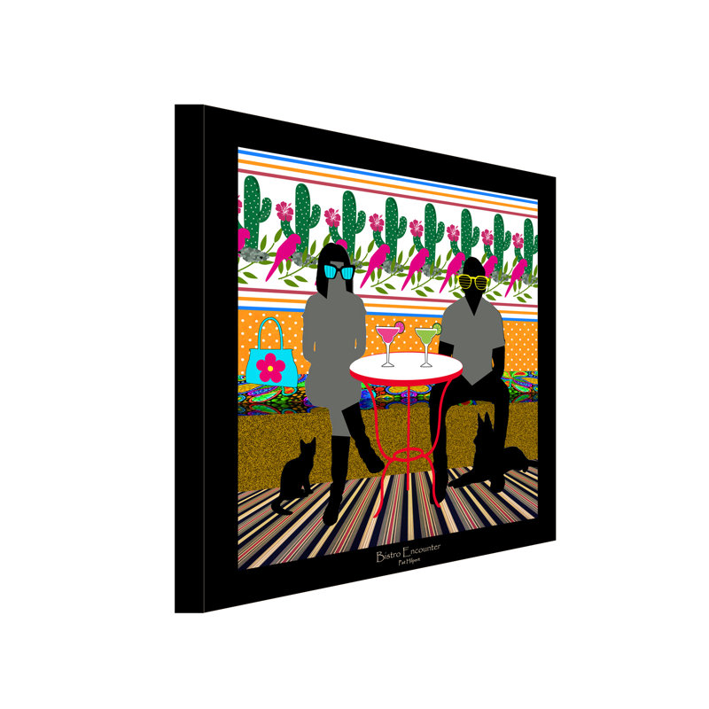 Bistro Encounter, 30" H x 30" W