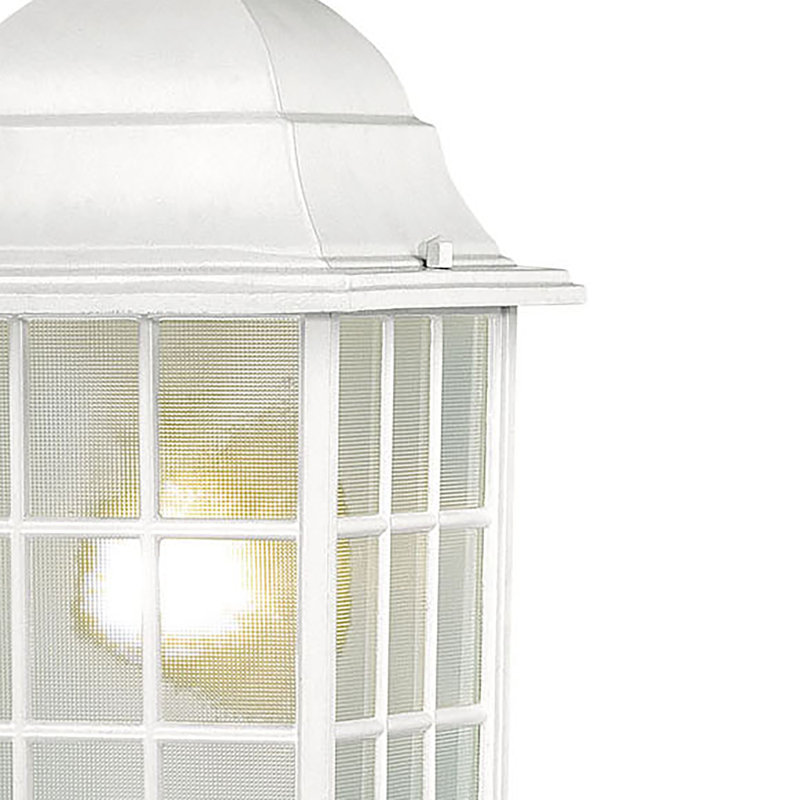 Gillian Outdoor Hanging Lantern, White