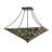 Hittle Glass Semi Flush Mount