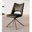 Modern minimalist leather back dining chair-844582651