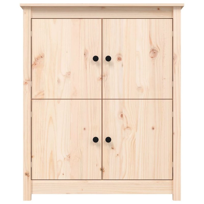 Johnelle 83cm Solid Wood Sideboard, Wood