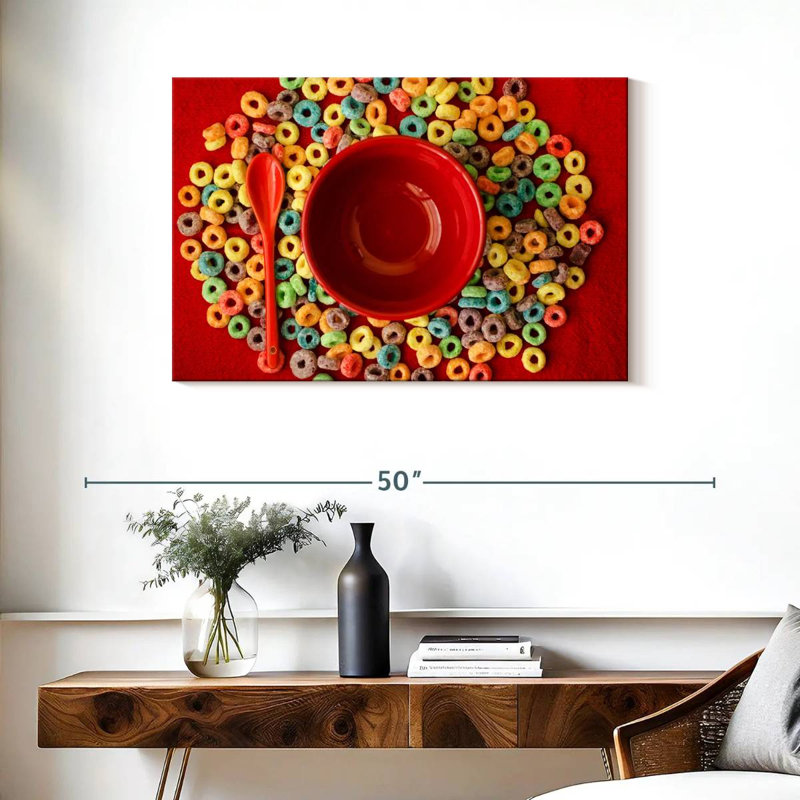 Yarlin Fruit Cereal Loops, 24" H x 36" W