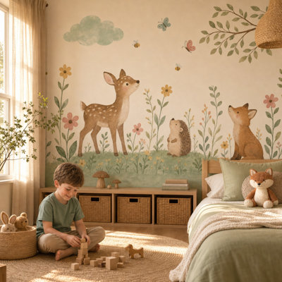 Papier peint animaux aquatiques Woodland