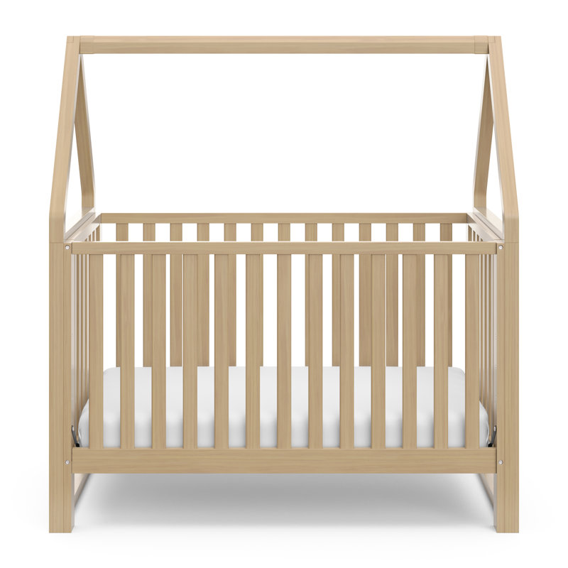 Driftwood 5-in-1 Convertible Crib with Playhouse Design
