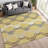 Machine Washable Indoor/Outdoor Chantille ACN2326 Mid-Century Modern Rug-1370155655