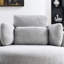 Chaise d'appoint et de rangement Modern Modern - tissu gris, assise relaxante-955339376
