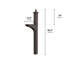 Balmoral Post Mounted Mailbox-373753185-373753191