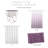 Macie Ombre Shower Curtain with Hooks Included and with Liner Included-466802864
